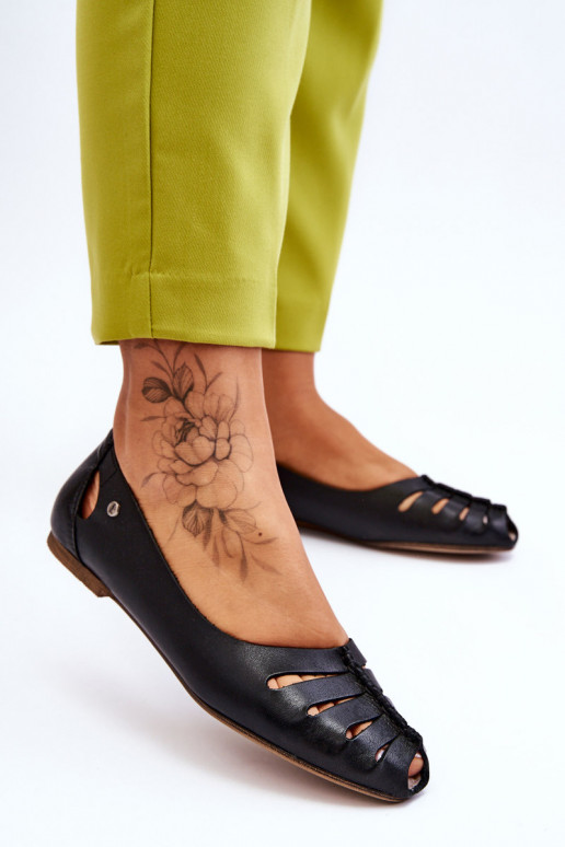 Comode ballerine in pelle naturale Femminile colore nero Lemar Luka Comode ballerine in pelle naturale Femminile colore nero Lemar Luka