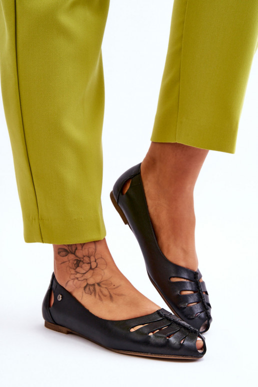 Comode ballerine in pelle naturale Femminile colore nero Lemar Luka Comode ballerine in pelle naturale Femminile colore nero Lemar Luka