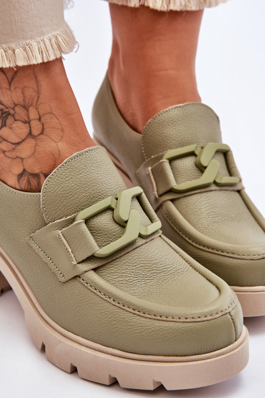 Stile elegante scarpe con i tacchi con ornamenti colore verde Lemar Harmell Stile elegante scarpe con i tacchi con ornamenti colore verde Lemar Harmell