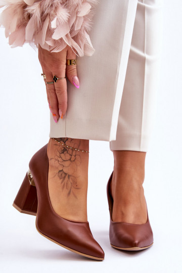 Pelle Scarpe LeAski 3117 colore marrone