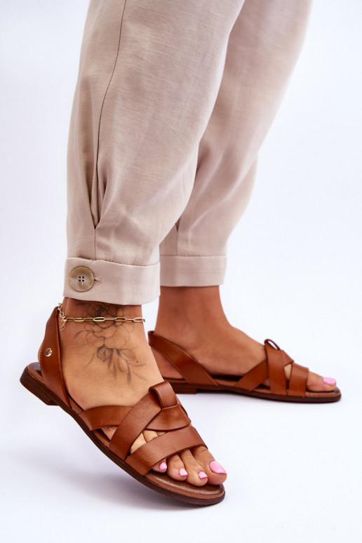 Zazoo 40185 Conveniente Pelle Sono costretti colore marrone