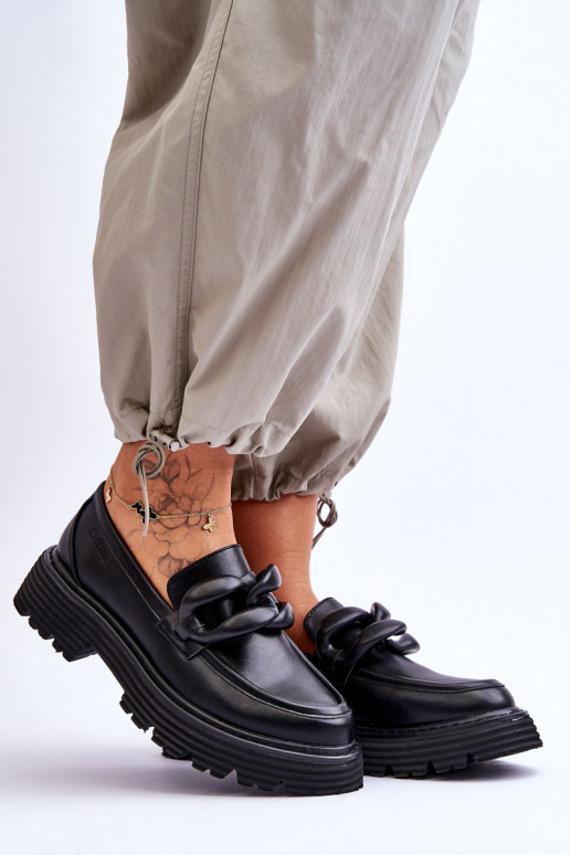 Pelle Mocassini scarpe Big Star LL274580 colore nero Pelle Mocassini scarpe Big Star LL274580 colore nero