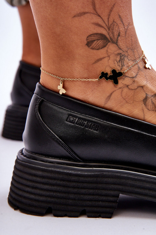 Pelle Mocassini scarpe Big Star LL274580 colore nero Pelle Mocassini scarpe Big Star LL274580 colore nero