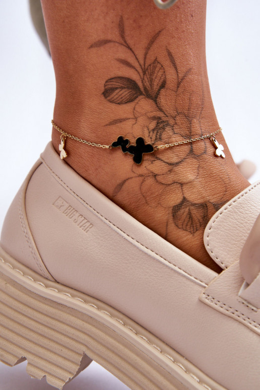 Pelle Mocassini scarpe Big Star LL274581 beige Pelle Mocassini scarpe Big Star LL274581 beige