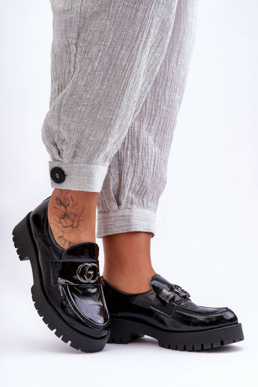 Scarpe in pelle naturale con ornamenti colore nero Rosefalls Scarpe in pelle naturale con ornamenti colore nero Rosefalls