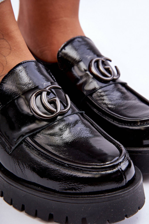 Scarpe in pelle naturale con ornamenti colore nero Rosefalls Scarpe in pelle naturale con ornamenti colore nero Rosefalls