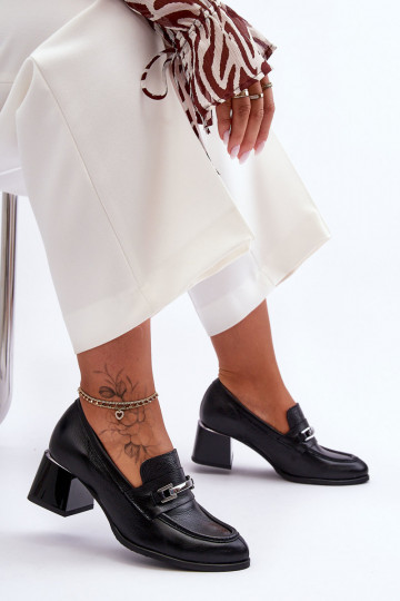 Scarpe in pelle comode color nero Lemar Damira 2