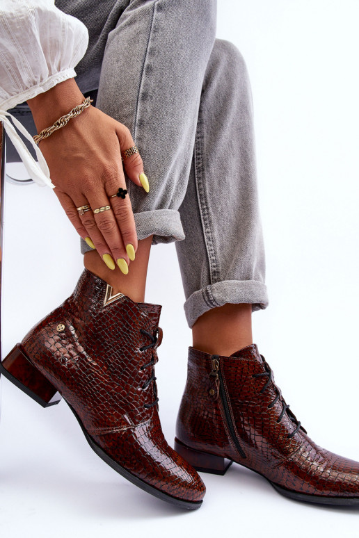 Stivali da donna Deveciejka 5743C-02 colore marrone Stivali da donna Deveciejka 5743C-02 colore marrone