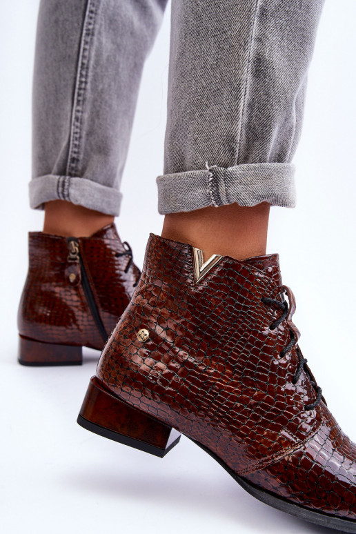 Stivali da donna Deveciejka 5743C-02 colore marrone Stivali da donna Deveciejka 5743C-02 colore marrone