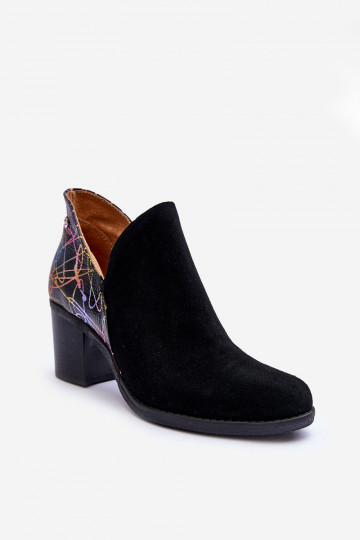 Stivaletti da donna con tacco Tai turiciejka 04492-99 color nero 2