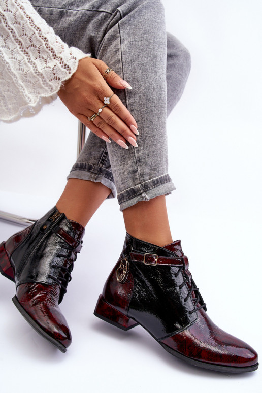 Stivali da donna Calzature Deveciejka 5743A-23 Borgogna Stivali da donna Calzature Deveciejka 5743A-23 Borgogna