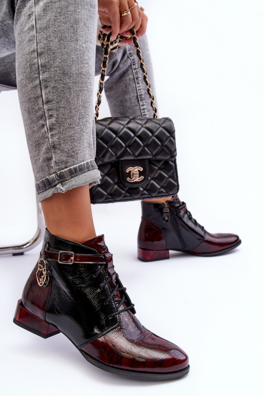 Stivali da donna Calzature Deveciejka 5743A-23 Borgogna Stivali da donna Calzature Deveciejka 5743A-23 Borgogna