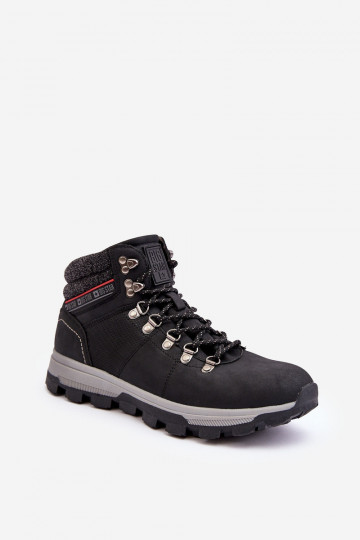 Scarpe da trekking da uomo Big Star KK174215 di colore nero