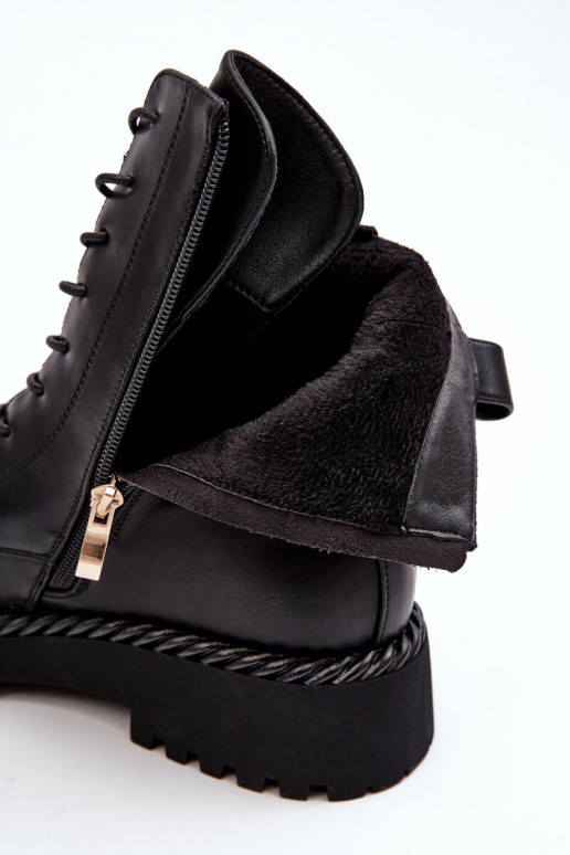 Stivali da donna stivali da equitazione alti con ornamenti colore nero S.Barski MR870-68 Stivali da donna stivali da equitazione alti con ornamenti colore nero S.Barski MR870-68