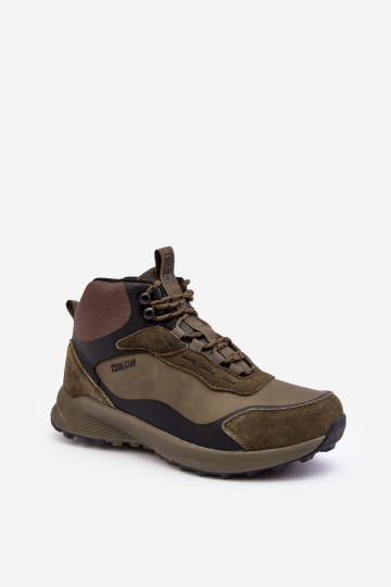 Scarpe da trekking da uomo foderate verdi Big Star MM174333
