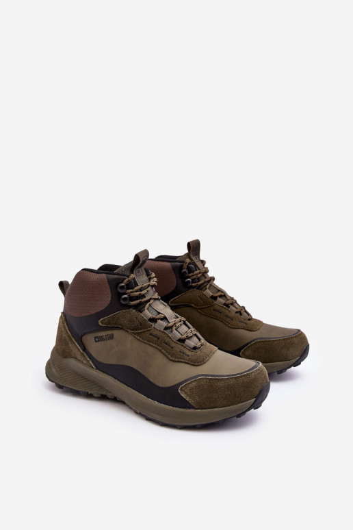 Deveschio scarponi da trekking riscaldamento colore verde Big Star MM174333