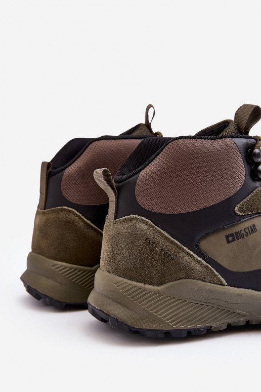 Deveschio scarponi da trekking riscaldamento colore verde Big Star MM174333