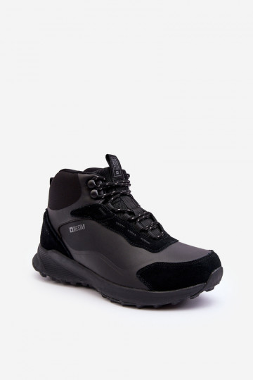 Scarpe da trekking da uomo foderate nere Big Star MM174334