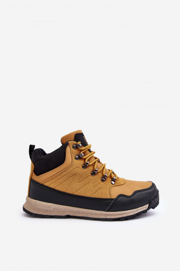 Scarpe da trekking da donna foderate marroni Big Star MM274479 2