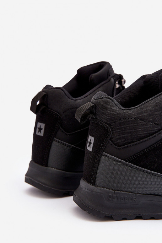 Femminile Scarponi da trekking riscaldati colore nero Big Star MM274481