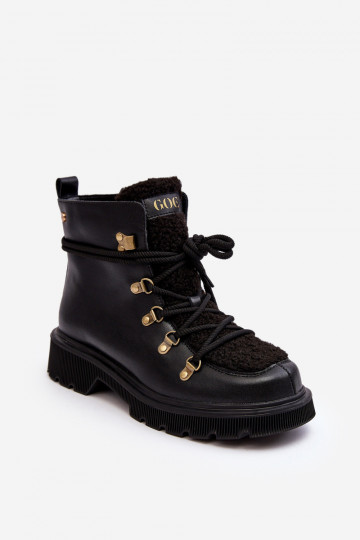 Stivaletti in pelle da donna GOE MM2N4082 nere