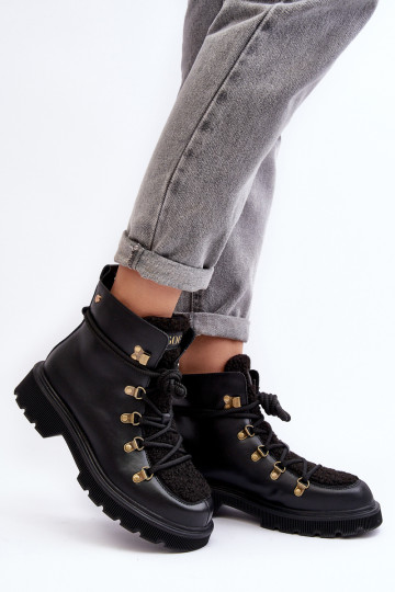 Stivaletti in pelle da donna GOE MM2N4082 nere 2