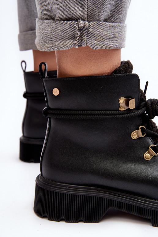 Pelle Stivali scarpe Femminile GOE MM2N4082 colore nero