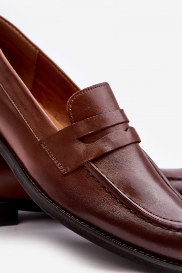 Deveschio Pelle scarpe Mocassini Zazoo 1570/1 colore marrone 2