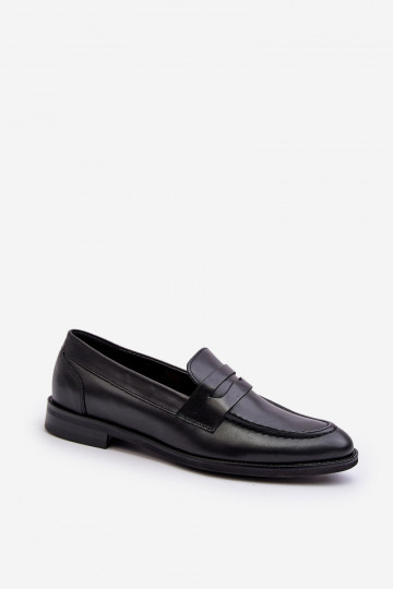 Deveschio Pelle scarpe Mocassini Zazoo 1570/1 colore nero