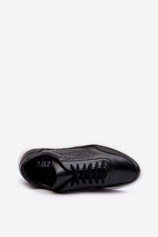 Deveschio scarpe da ginnastica Pelle Zazoo 1544 colore nero