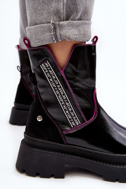 Pelle Femminile Stivali Deveciejka 06236-15 colore nero Pelle Femminile Stivali Deveciejka 06236-15 colore nero