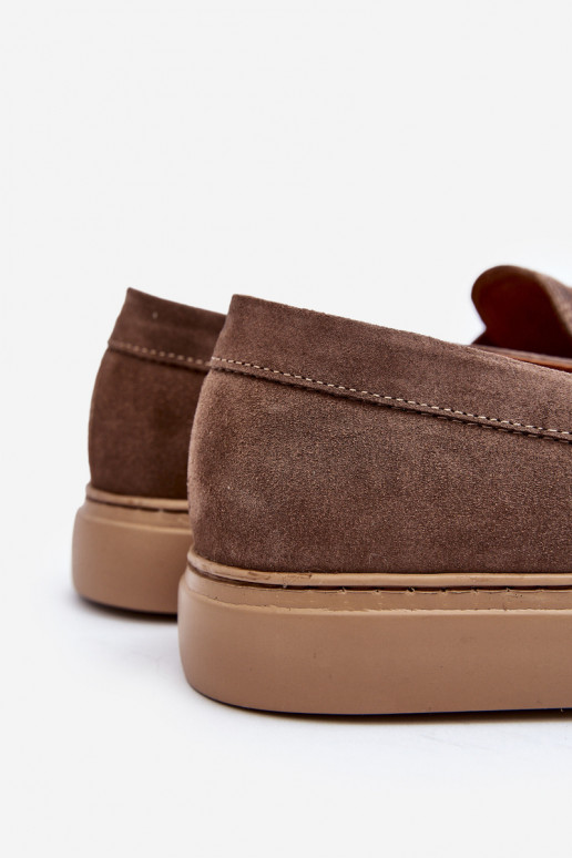 dalla pelle scamosciata Scarpe da uomo Mocassini Zazoo 1574 beige dalla pelle scamosciata Scarpe da uomo Mocassini Zazoo 1574 beige