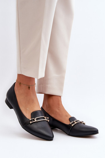 Zazoo 2885 Ballerine con ornamenti nere 2