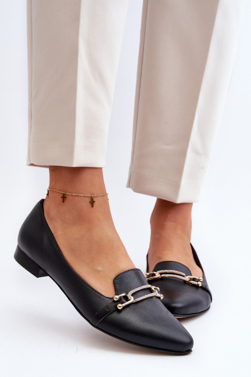 Zazoo 2885 Ballerine con ornamenti colore nero Zazoo 2885 Ballerine con ornamenti colore nero