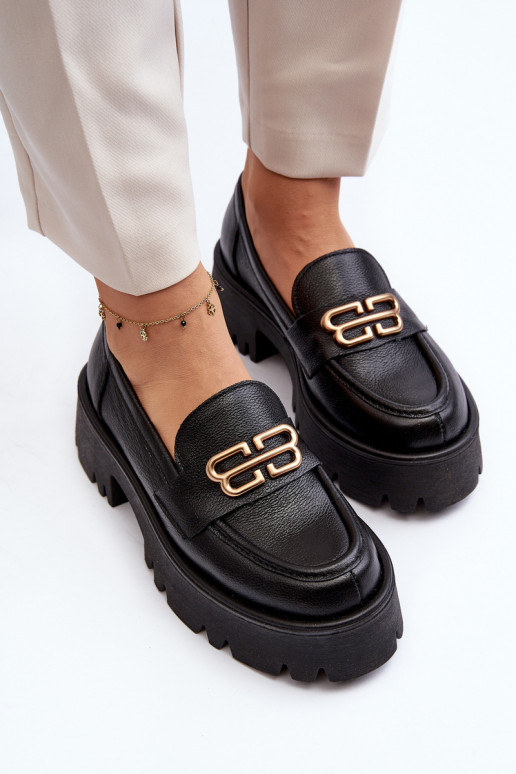 Zazoo 20164 Femminile Mocassini Realizzato in pelle naturale colore nero Zazoo 20164 Femminile Mocassini Realizzato in pelle naturale colore nero