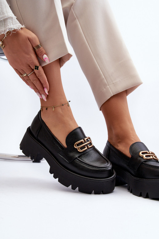 Zazoo 20164 Femminile Mocassini Realizzato in pelle naturale colore nero Zazoo 20164 Femminile Mocassini Realizzato in pelle naturale colore nero