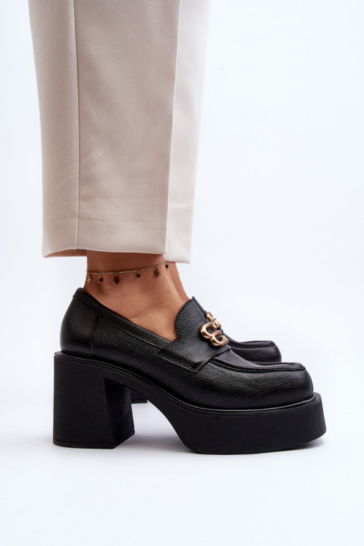 Zazoo 20170 scarpe Pelle Femminile con i tacchi colore nero Zazoo 20170 scarpe Pelle Femminile con i tacchi colore nero