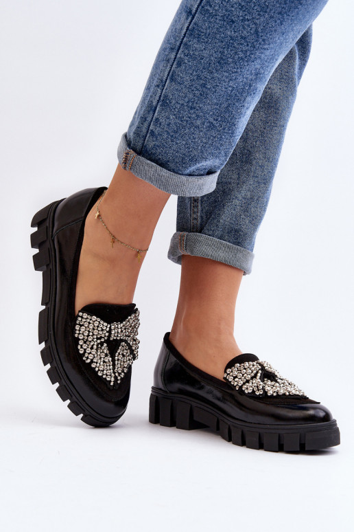 Mocassini laccati Femminile Laura Messi 2785 colore nero Mocassini laccati Femminile Laura Messi 2785 colore nero