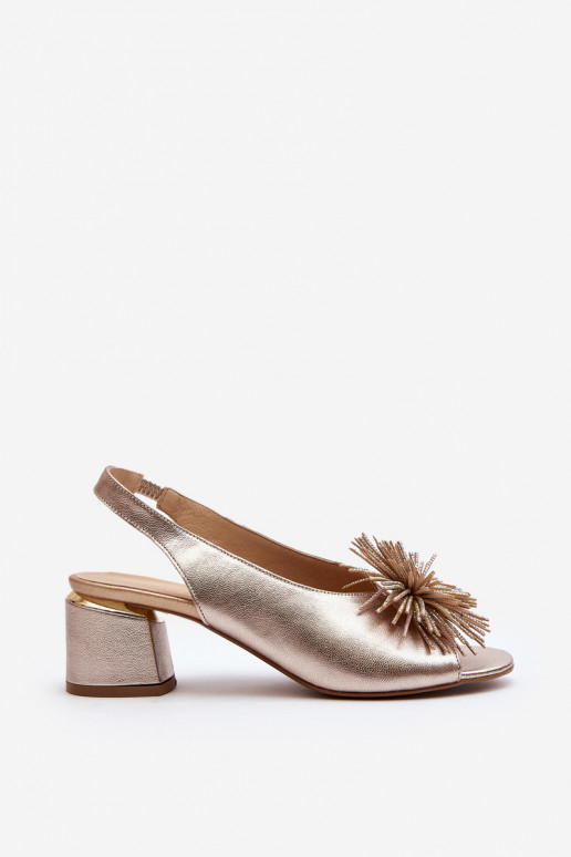 Sandali da donna con ornamenti Laura Messi 2719 colore dorato Sandali da donna con ornamenti Laura Messi 2719 colore dorato