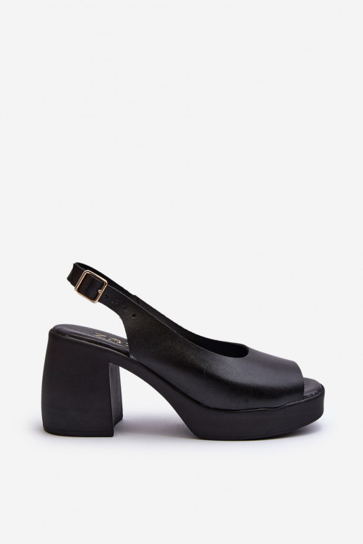 Zazoo 40376 Sandali da donna Su tacchi enormi colore nero Zazoo 40376 Sandali da donna Su tacchi enormi colore nero