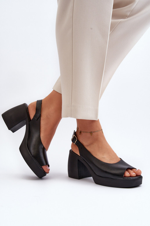 Zazoo 40376 Sandali da donna Su tacchi enormi colore nero Zazoo 40376 Sandali da donna Su tacchi enormi colore nero