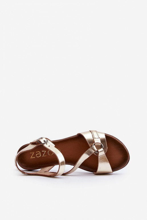 Zazoo 40182 Sandali da donna Femminile colore dorato Zazoo 40182 Sandali da donna Femminile colore dorato