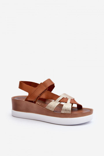 Zazoo 40397 Femminile Sandali da donna con una piattaforma colore marrone 2