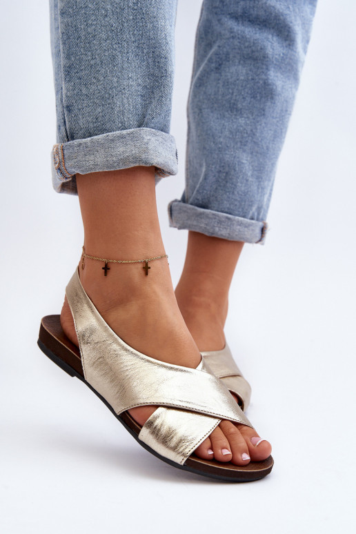 Zazoo 40407 sandali Pelle Femminile colore dorato Zazoo 40407 sandali Pelle Femminile colore dorato