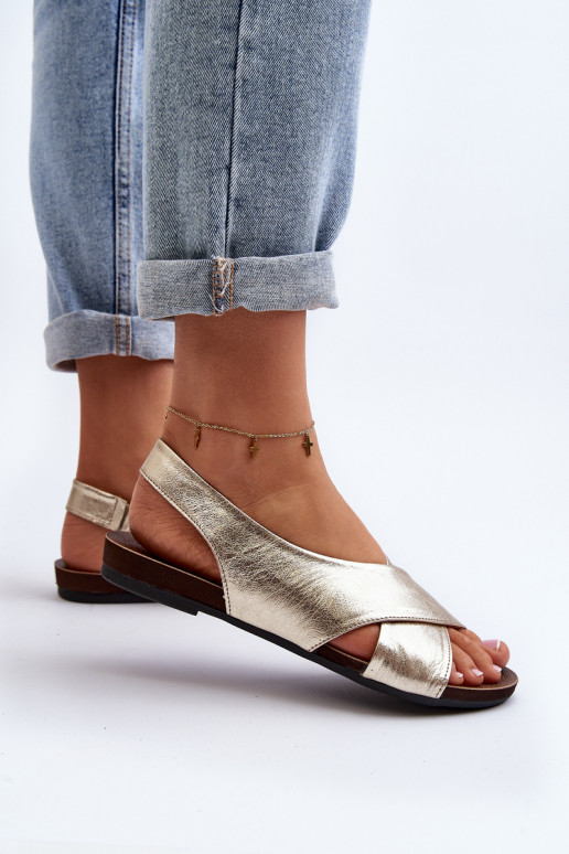 Zazoo 40407 sandali Pelle Femminile colore dorato Zazoo 40407 sandali Pelle Femminile colore dorato