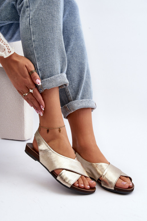 Zazoo 40407 sandali Pelle Femminile colore dorato Zazoo 40407 sandali Pelle Femminile colore dorato