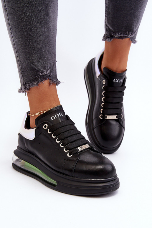 Scarpe modello sneakers Femminile Pelle GOE NN2N4030 colore nero Scarpe modello sneakers Femminile Pelle GOE NN2N4030 colore nero