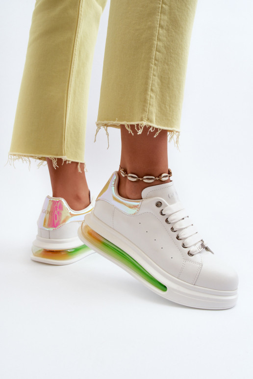 Scarpe modello sneakers Femminile Pelle GOE NN2N4029 Colore bianco Scarpe modello sneakers Femminile Pelle GOE NN2N4029 Colore bianco