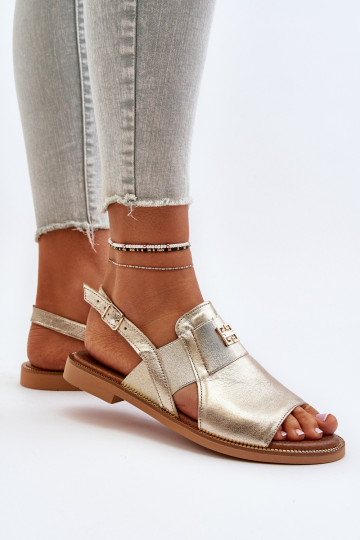 Sandali per donne Zazoo 40385 color oro 2