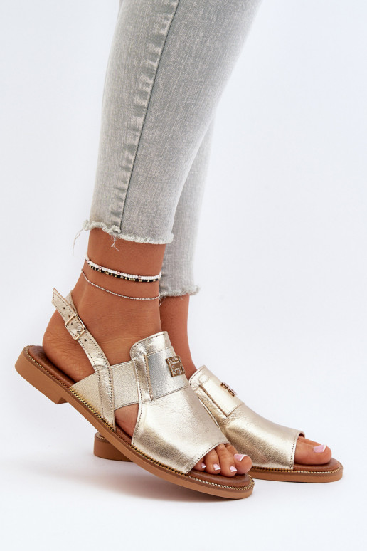 Zazoo 40385 Femminile Sandali da donna colore dorato Zazoo 40385 Femminile Sandali da donna colore dorato